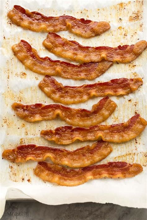 How To Cook Perfect Bacon In The Oven Video The Recipe Rebel
