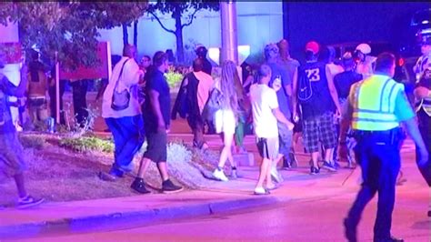 1 arrested after mass protest outside rosemont hotel where woman found dead in freezer abc7