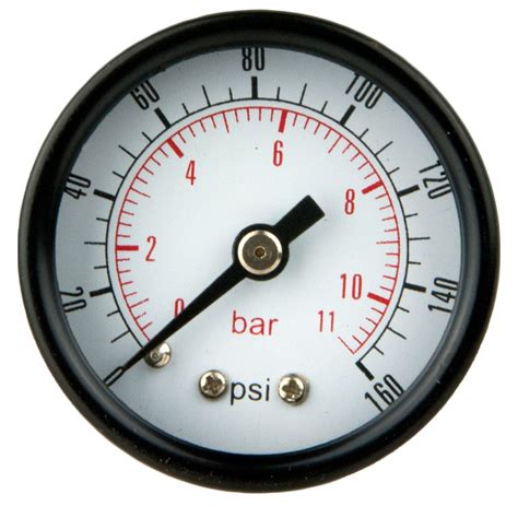 Pneumaticplus Air Pressure Gauge 15 Dial 18 Npt 0 160 Psi