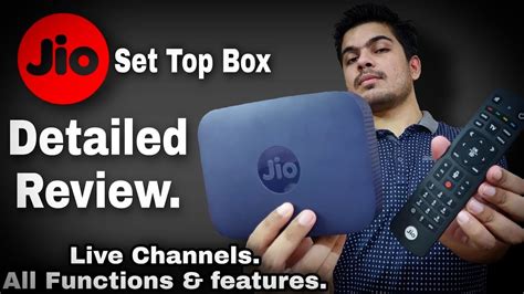 Jio Set Top Box Detailed Review Hindi Jio Live Channels Jio Set