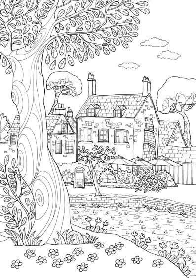dibujos-de-paisajes-para-colorear-e-imprimir | Coloring pages, Coloring