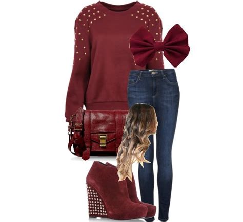 Https://wstravely.com/outfit/maroon And Blue Outfit