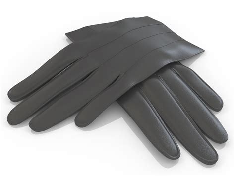 Leather Gloves 3d Model Download For Free