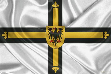 Flag Of The Teutonic Order Digital Art By Serge Averbukh
