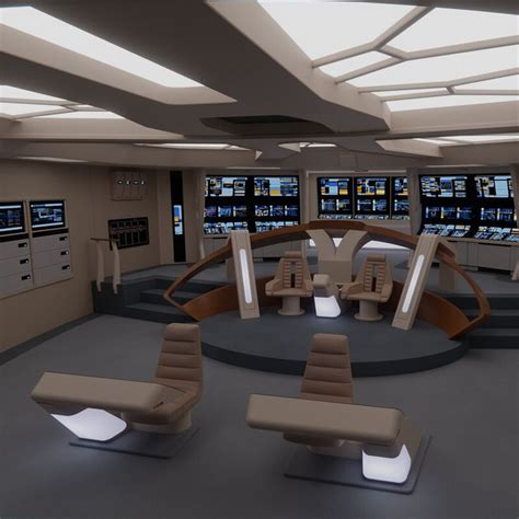 Tadeo Doria Online Portfolio Uss Dunnottar Bridge Sci Fi