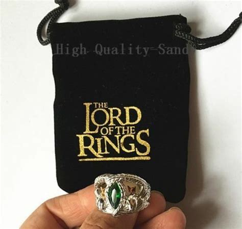 925 Sterling Silver Lord Of The Rings Jewelry Aragorns Ring Of Barahir