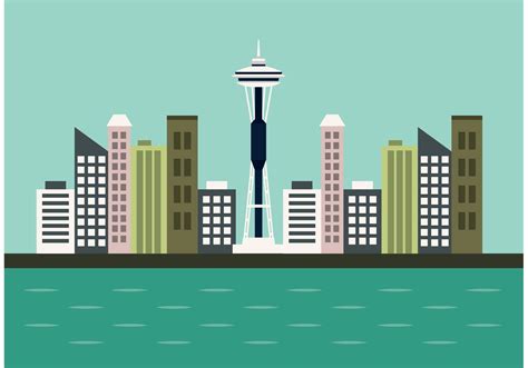 Seattle Skyline Clip Art Free