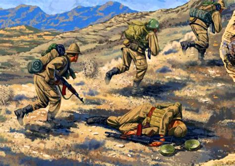 Пин на доске Soviet Afghan War Art