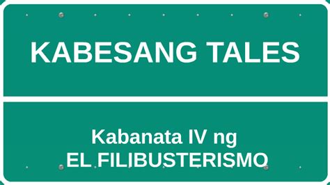 Kabesang El Filibusterismo Picture Tales Toons Corner