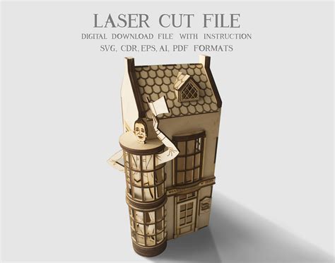 Weasleys Wizard Wheezes Laser Cut File Harry Potter Gifts Inspire