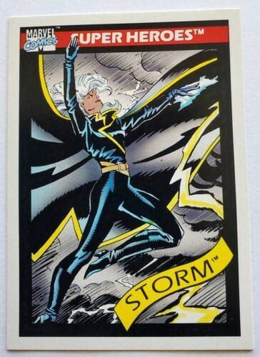 Marvel Storm Super Hero 1990 Trading Card 24 X Men