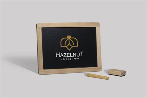 Hazelnut Logo Design Brannet Market In 2021 Logo Design Free Logo