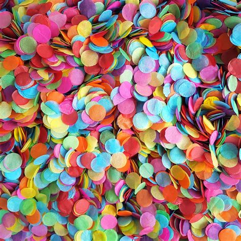 Biodegradable Confetti Bright Rainbow Confetti Mix Perfect Etsy