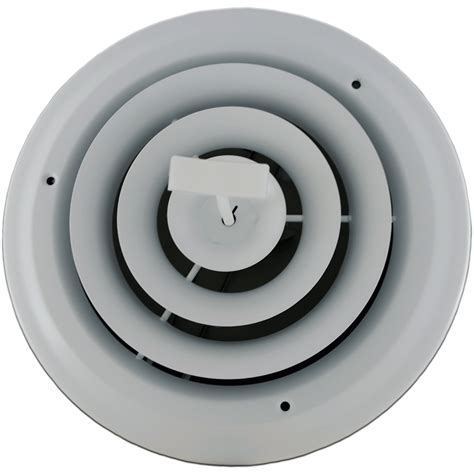 Simply remove the old cover and drop the new one in. Round Diffuser Vent | Ceiling Air Registers