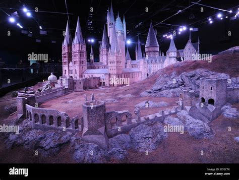 Hogwarts Castle Model At Warner Bros Studios Editorial Photo Image My