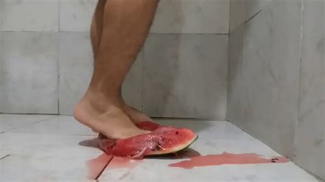 Crushing Watermellon With Barefeet Youtube