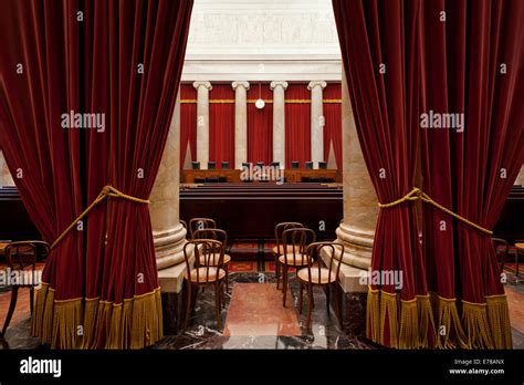 Us Supreme Court Courtroom Washington Dc Usa Stock Photo Alamy