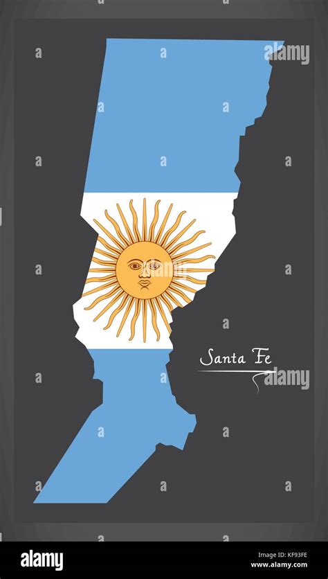Mapa de santa fe argentina Imágenes vectoriales de stock Alamy
