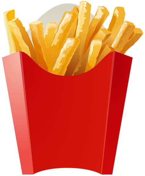 Menu Burger Mcdonald French Fries Preschool Coloring Pages Food Png