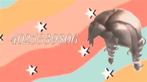 Roblox pictures id for bloxburg. 10 Bloxburg Hair Codes! - YouTube