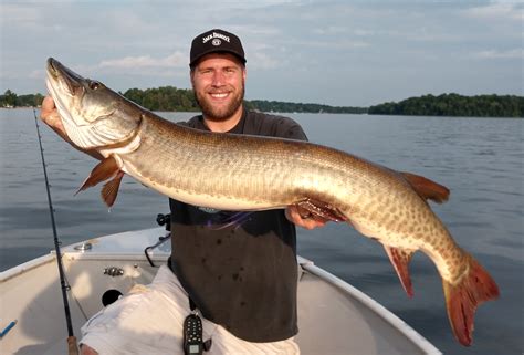 Big Muskie Caught On Lake Minnetonka In Excelsior Mn On 6212018