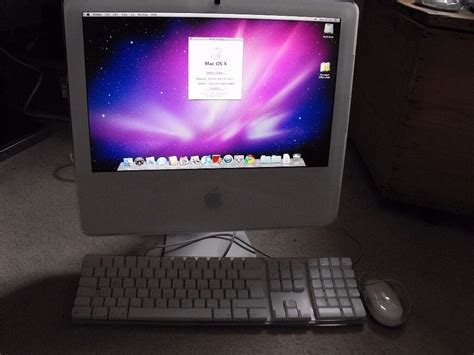 Apple Imac G5 All In One Computer 17inch Screen Keyboard
