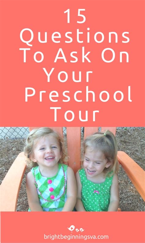 Top 15 Questions To Ask On Your Preschool Tour Bright