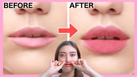Get Fuller Lips Plumper Lips Pink And Cute Lips Naturally With This Face Exercise Youtube