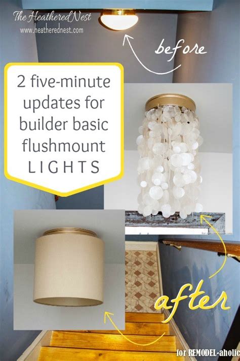 Add flour, then form a small crater with your finger in the top of the flour and pour yeast into this crater. Remodelaholic | Ban Your Boob Lights! 2 Easy Ways to ...