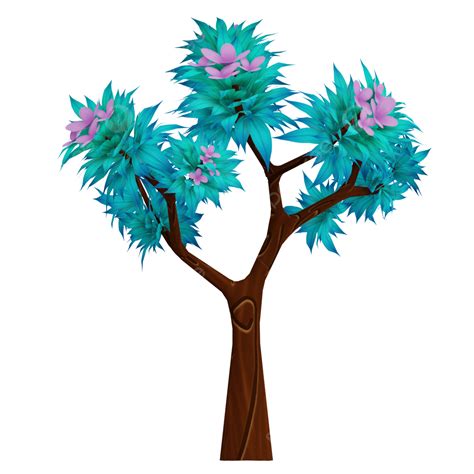 Blue Tree Leaves Png Vector Psd And Clipart With Transparent