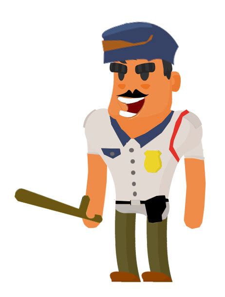 Indian Traffic Police Clipart Cartoon