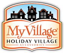 My Village Logo - Home | Christmas village display, Holiday village ...