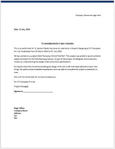 Example of a letter asking internship extension? Internship Certificate Template - Word Templates for Free ...