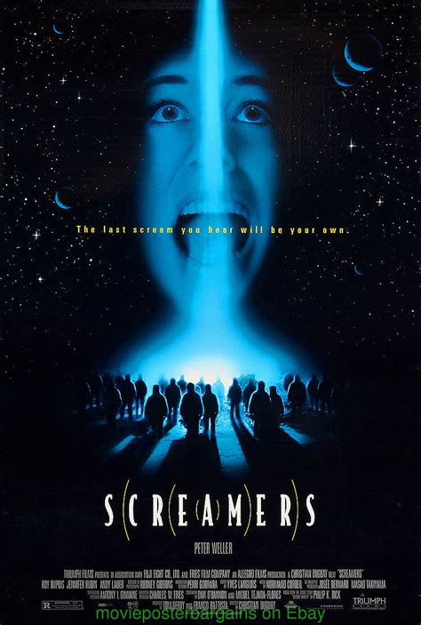 Screamers Movie Poster Original Single Sided 27x40 Peter Weller 1996