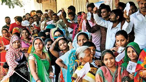 Gujarat Elections 2017 Phase 2 Sees 6999 Turnout Overall 6841 Ec