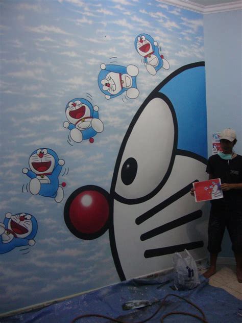 33 Lukisan Doraemon Di Dinding Romi Gambar