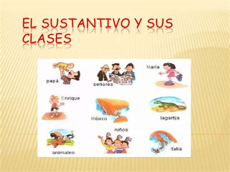 El Sustantivo Y Sus Clases Educación Teaching Spanish Dual
