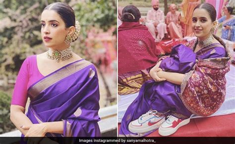 We Dare You To Find A Spunkier Wedding Fashion Look Than Sanya Malhotra