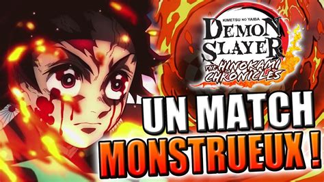 Un Match Monstrueux Avec Tanjiro Mode Rage Demon Slayer Hinokami