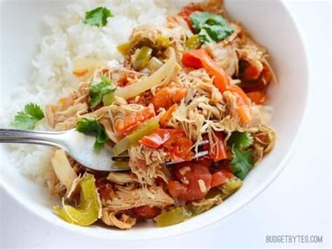 Slow Cooker Chicken Ropa Vieja Budget Bytes