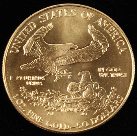 1987 50 Fifty Dollar Liberty 1 Oz Gold Coin Pristine Auction