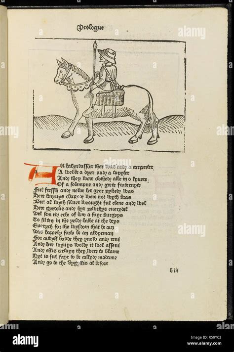 The Canterbury Tales Prologue Hi Res Stock Photography And Images Alamy