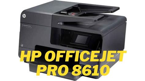 Printer and scanner software download. hp Officejet pro 8610 the printhead appears to be missing ...