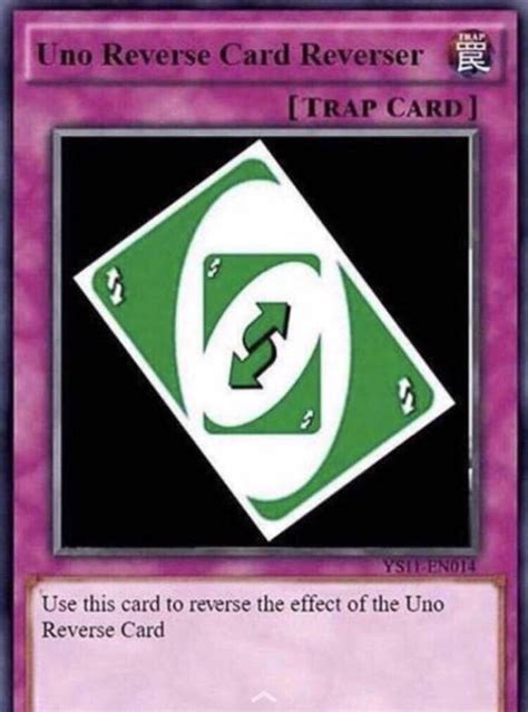 We did not find results for: Uno Reverse card reverser. Reverses all damage reflected by an uno reverse. Doubles reflected ...