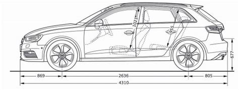 Audi A3 Sportback 8v Abmessungen And Technische Daten Länge Breite