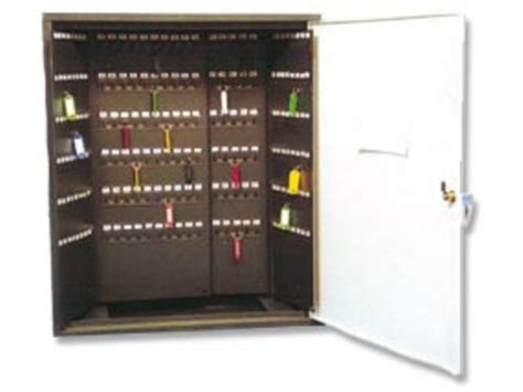 Armoire à clés métallique très belle qualité en tôle acier revêtue d'une peinture époxy gris clair. Armoire à clés à grande capacité | Contact SETON