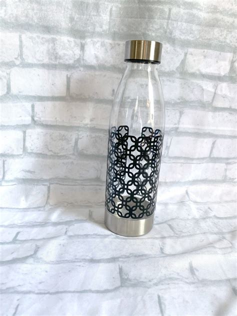 Water Bottle Vinyl Decorated Water Bottle Decorated Water Etsy