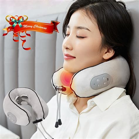 Rnemite Amo On Sale！back Massager Neck Massager With Heat Massage Pillow Ts For Men And Women