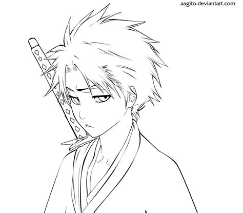 Anime Coloring Pages Bleach Coloring And Drawing