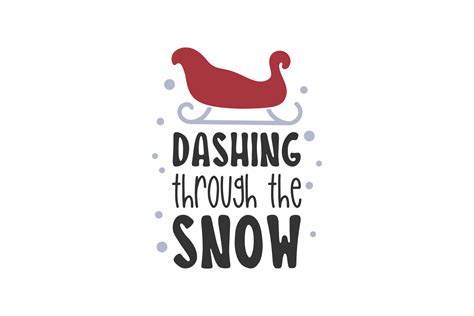 Dashing Through The Snow Graphic By Craftbundles · Creative Fabrica